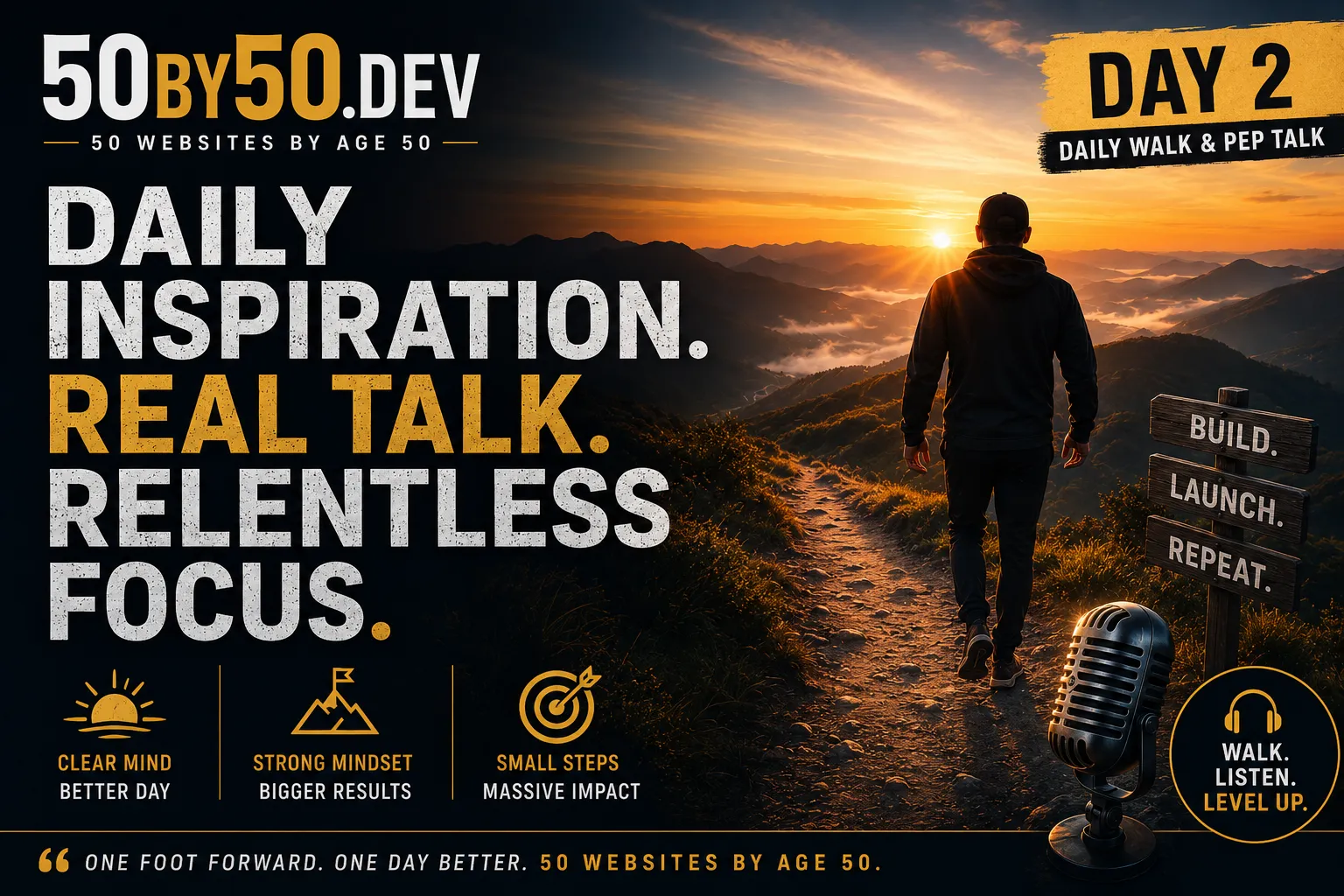 ♫ Podcast: Episode 3 — Day 2 walk: factory operator, not starving artist