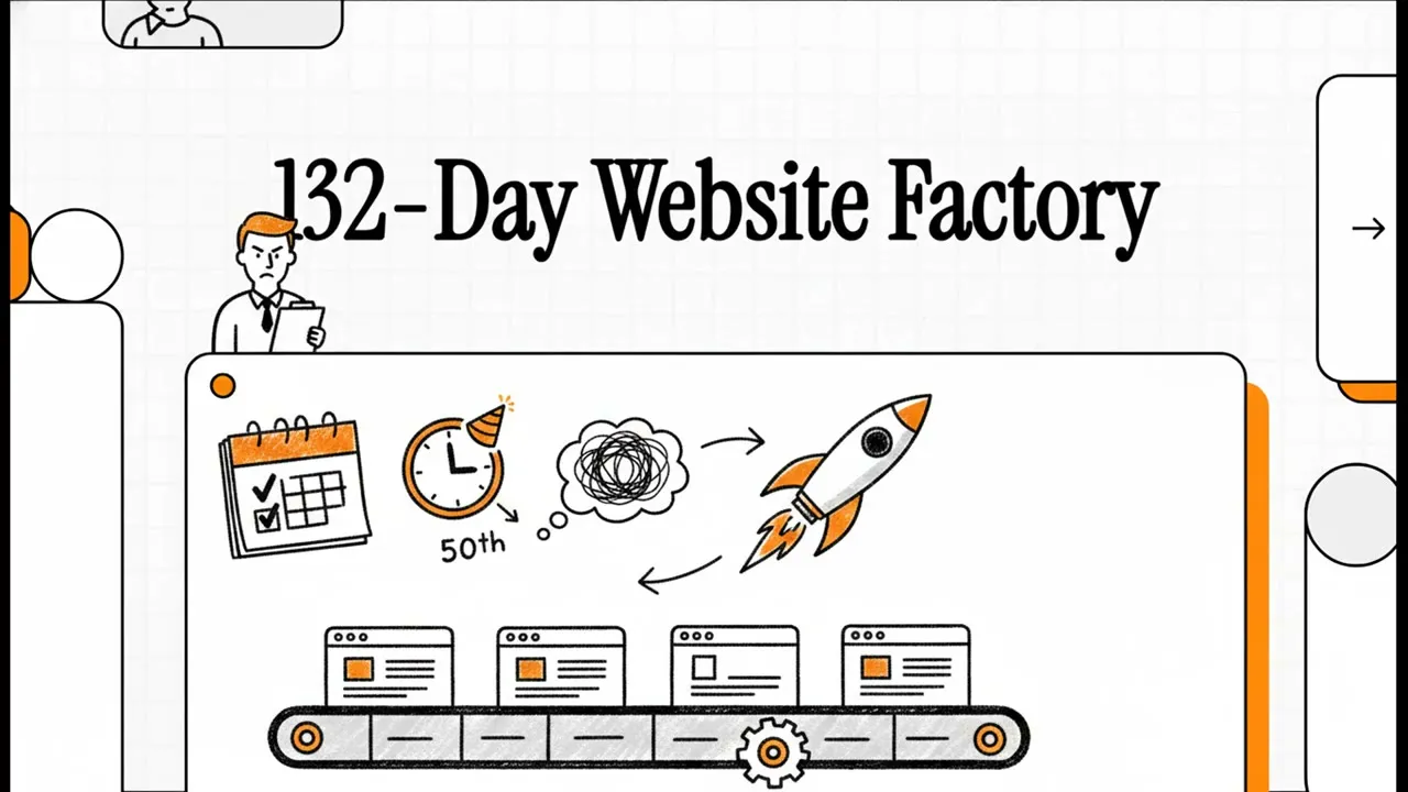 ▶ Video: 132-Day Website Factory: the coach version